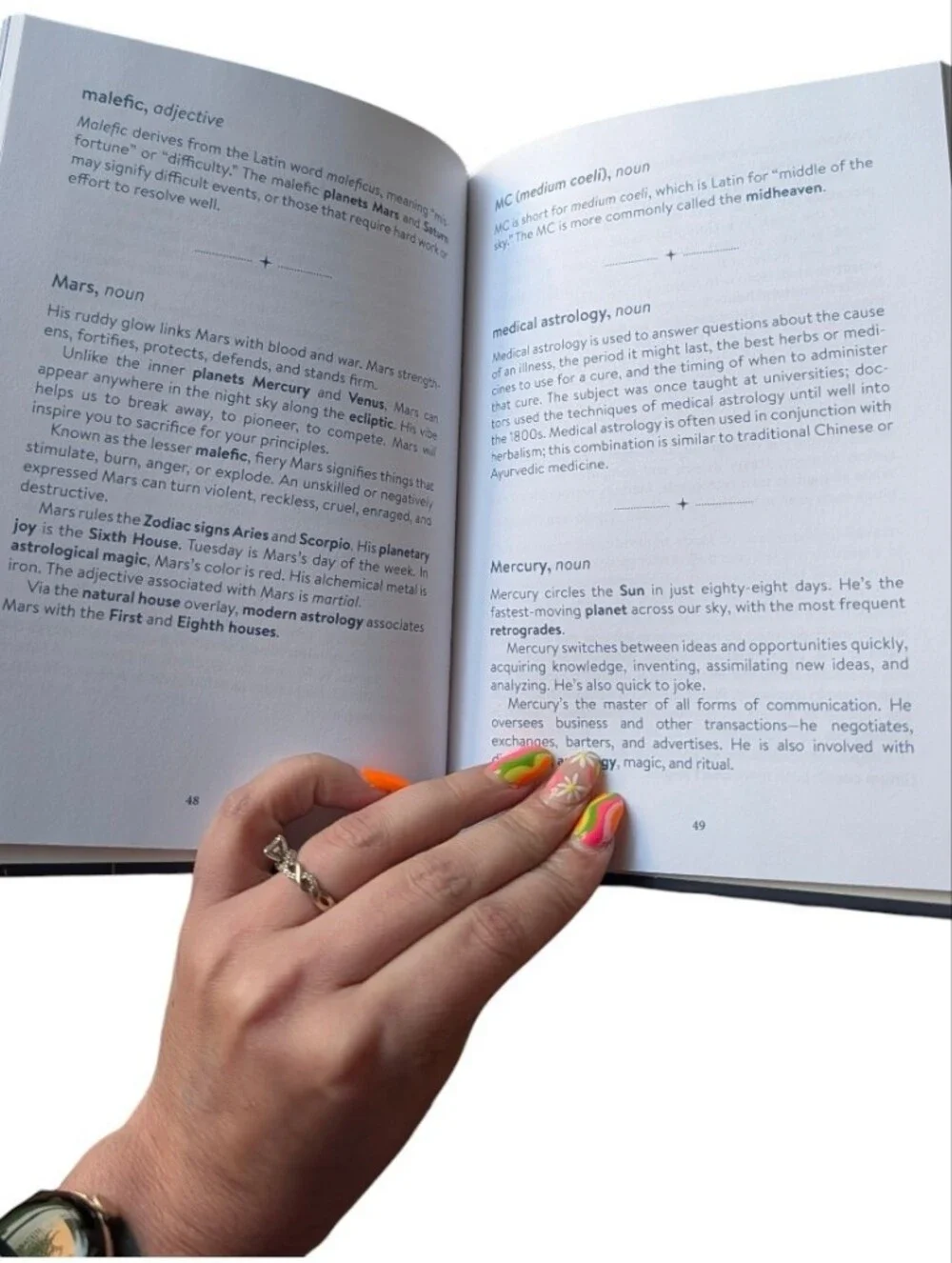 The Astrology Dictionary Cosmic Knowledge From A To Z Hardback Book